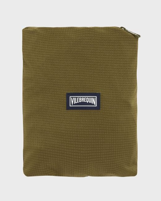 Vilebrequin Green Micro-Perforated Ultra-Light And Packable Swim Shorts Solid for men