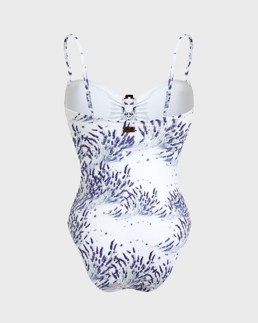 Vilebrequin White Bandeau One-Piece Swimsuit
