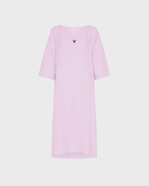 Vilebrequin Pink Linen Kaftan Solid