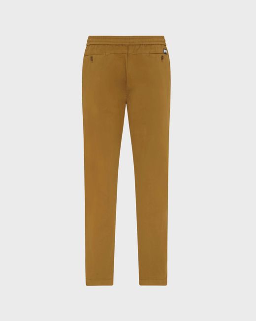 Vilebrequin Natural Satin Cotton Elastic Waist Pants Solid for men