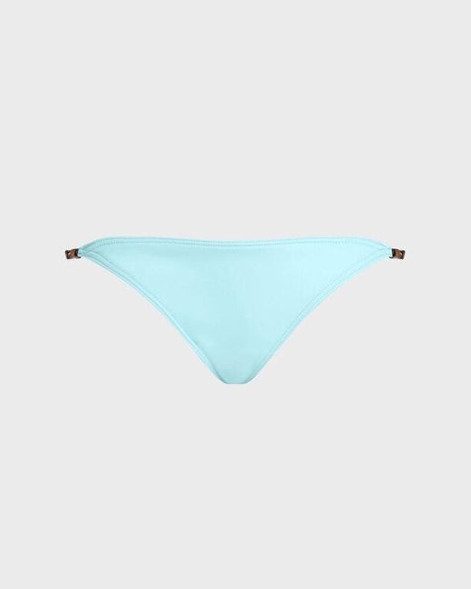 Vilebrequin Mini Brief Bikini Bottom Pearl Detail Solid - Swimwear - Flaka - Blue - Size Xs