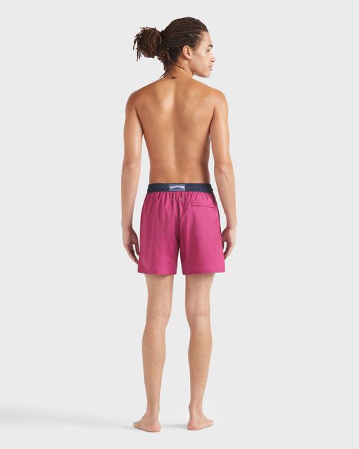 Vilebrequin Red Ultrafine Wool Swim Shorts Super 120's for men