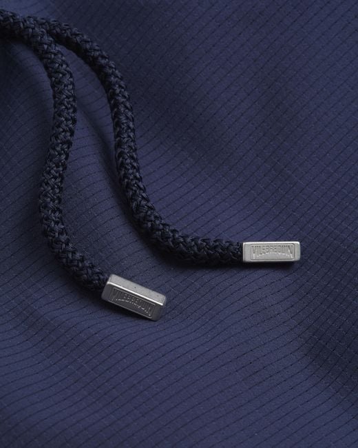 Vilebrequin Blue Micro-Perforated Ultra-Light And Packable Swim Shorts Solid for men