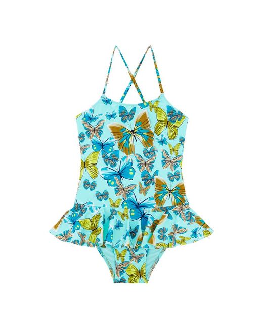 Vilebrequin Blue Butterflies Badeanzug Für Mädchen