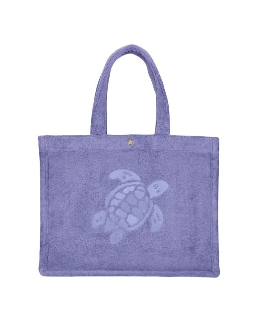 Vilebrequin Purple Strandtasche Aus Frottee