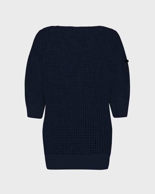 Vilebrequin Crochet Sweater Solid - Pullover - Linh - Blue - Size Xs