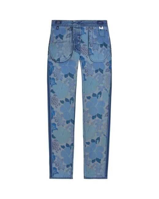 Jeans 5 poches homme tropical turtles - gbetta18 Vilebrequin pour homme en coloris Blue