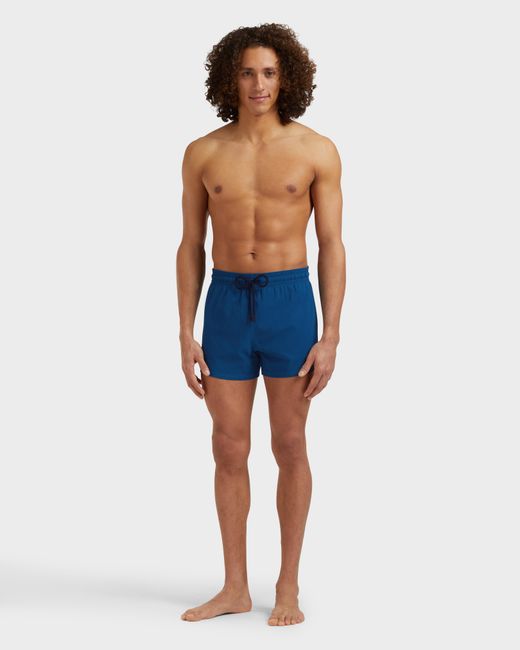 Vilebrequin Blue Swimwear Short And Fitted Stretch Solid for men