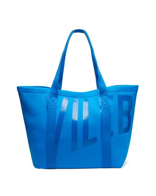 Vilebrequin Blue Neoprene Large Beach Bag Solid