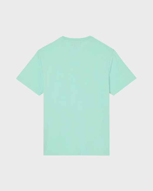 Vilebrequin Blue Organic Cotton T-Shirt Big Turtle Embroidery for men