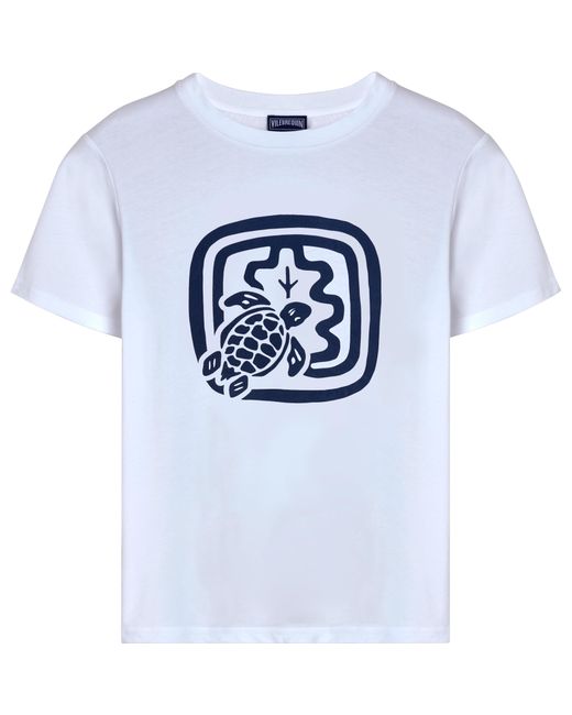 Vilebrequin Blue Organic Cotton T-shirt - X Ines De La Fressange