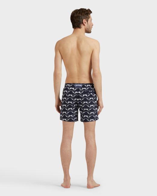 Vilebrequin Swim Trunks Embroidered Orcas - Limited Edition - Swimwear - Mistral - Blue - Size M for men