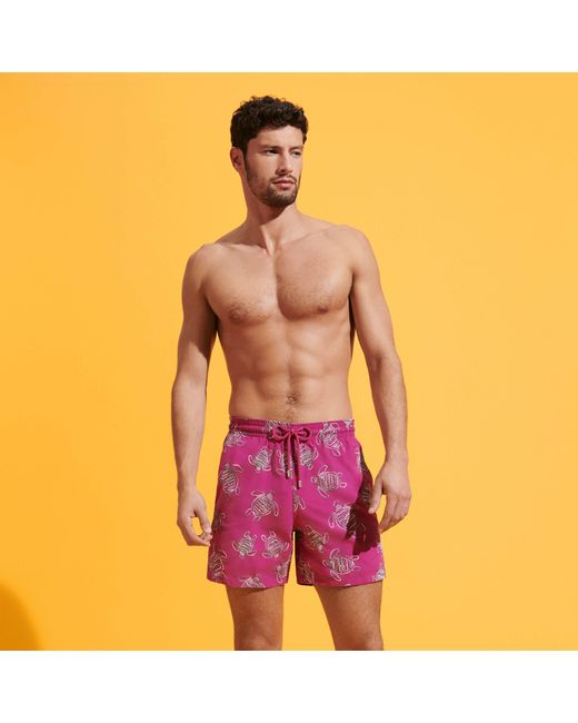 Vilebrequin Multicolor Swim Shorts Embroidered Vbq Turtles - Limited Edition for men