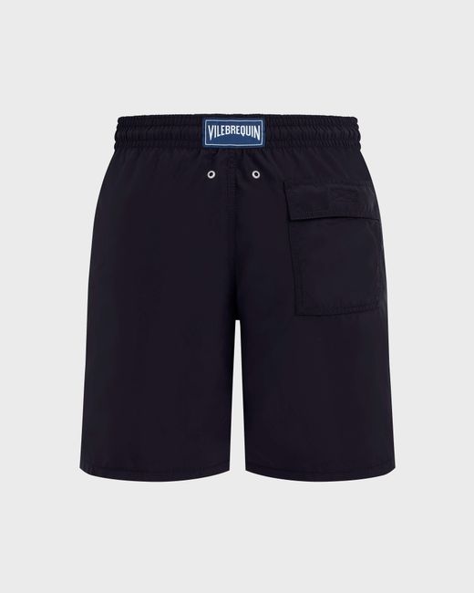 Vilebrequin Black Long Swim Shorts Solid for men