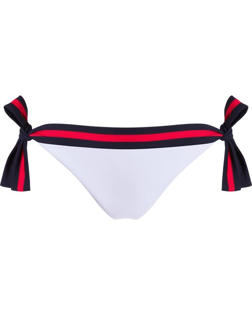 Vilebrequin Pink Side Tie Bikini Bottom Solid - X Ines De La Fressange