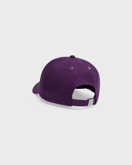 Vilebrequin Purple Solid Cap Turtle Embroidery