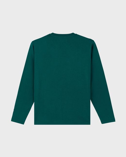 Vilebrequin Green Cotton Long Sleeves T-Shirt Embroidered Turtle for men