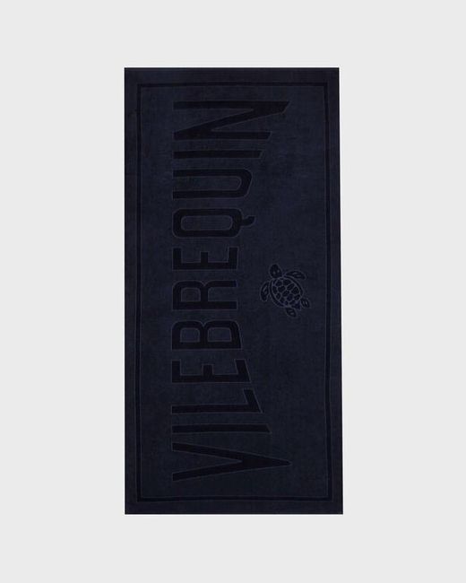 Vilebrequin Blue Solid Organic Cotton Beach Towel