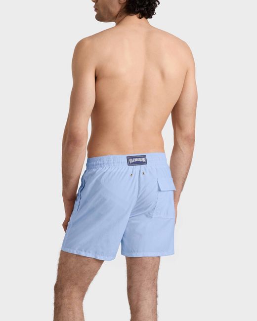 Vilebrequin Blue Swim Shorts Solid for men