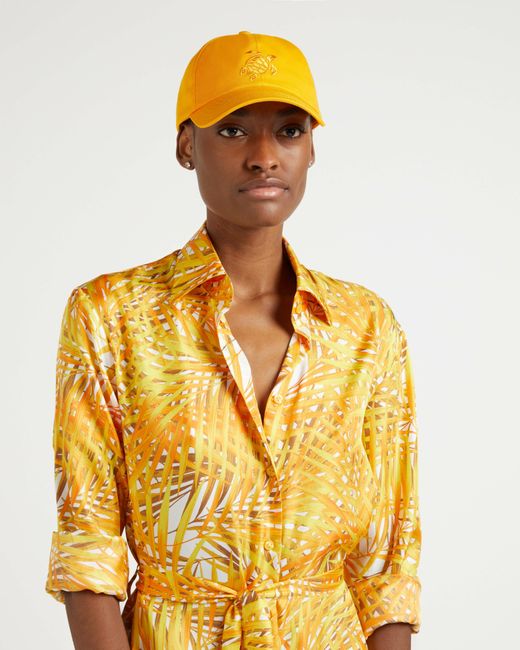 Cappellino Tinta Unita di Vilebrequin in Orange