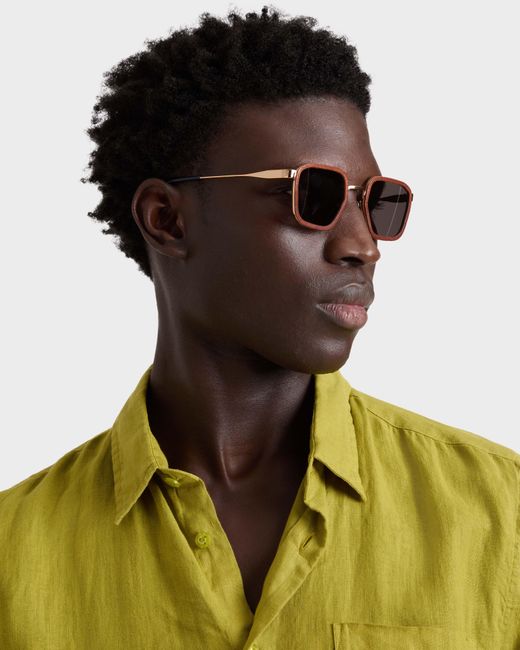Vilebrequin Pink Mahoganywood Sunglasses