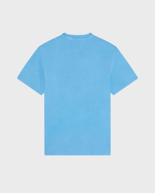 Vilebrequin Blue Mineral Dye Cotton T-Shirt for men