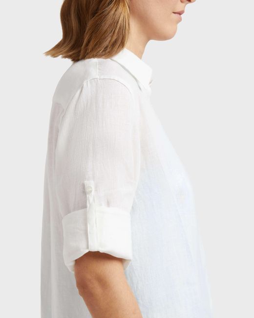 Vilebrequin Linen Shirt Dress Solid - Shirt Dress - Fragance - White - Size Xs