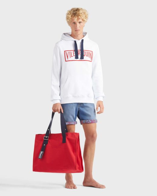 Vilebrequin Blue Denim Bermuda Shorts Crab Balloons for men