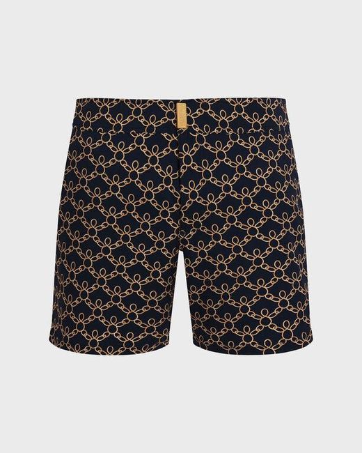 Maillot De Bain Court Stretch Ceinture Plate Homme Turtles Chain Vilebrequin pour homme en coloris Black
