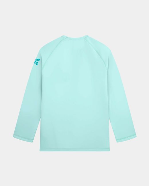 Vilebrequin Blue Uv Protection Long Sleeves Rashguard Solid for men