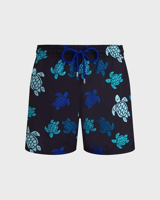 Maillot De Bain Ultra Léger Et Pliable Tortues Multicolores Vilebrequin pour homme en coloris Blue