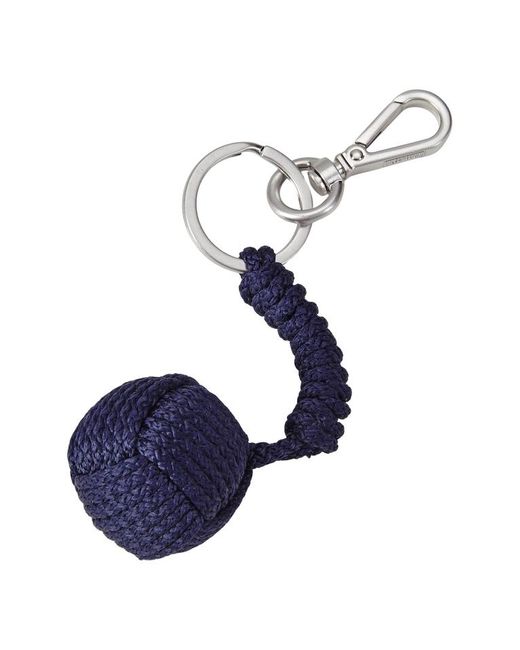 Porte-clés pelotte corde marine - pearly Vilebrequin en coloris Blue
