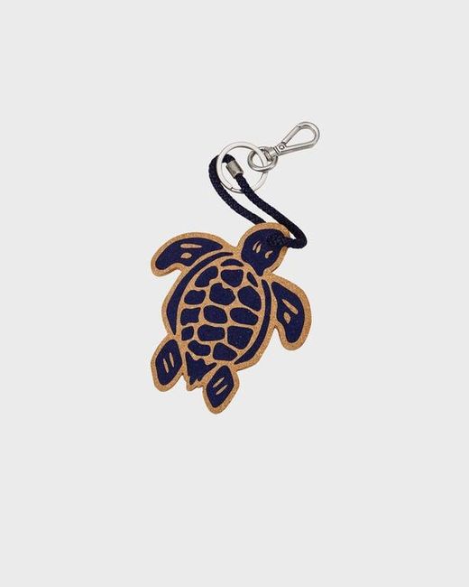 Vilebrequin White Turtle Cork Keyring