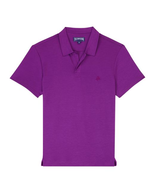 Vilebrequin Einfarbiges Polohemd Aus Für Herren in Purple für Herren