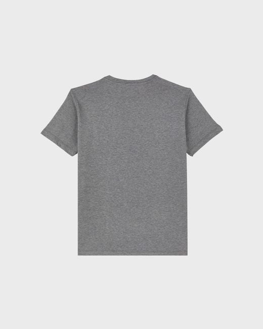 Vilebrequin Gray Cotton T-Shirt Embossed Logo for men