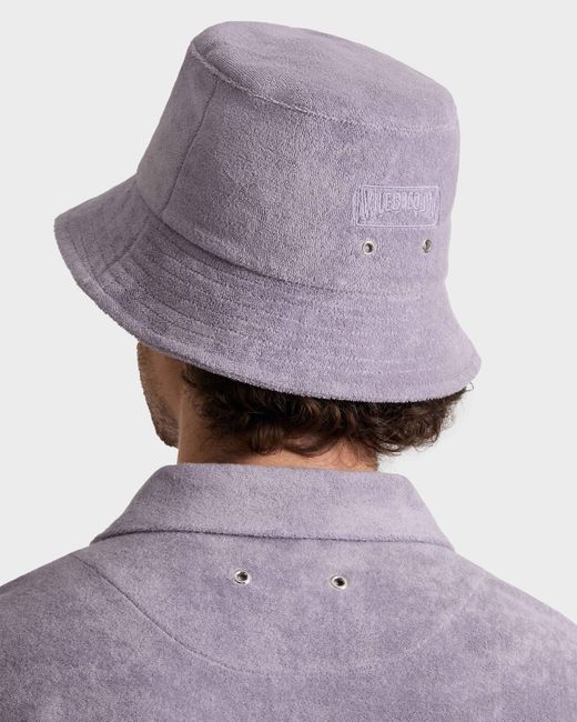 Vilebrequin Purple Terry Hat Solid