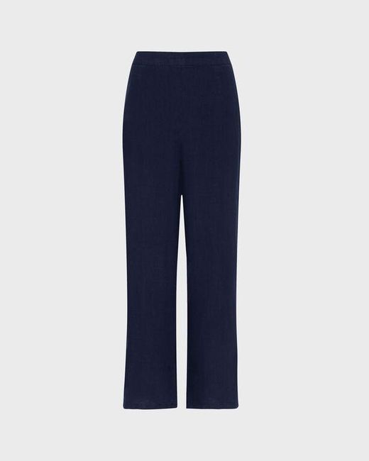 Vilebrequin Linen Comfort Pants Solid - Pant - Louizon - Blue - Size S