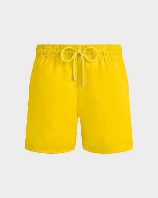 Vilebrequin Yellow Stretch Short Swim Shorts Solid for men