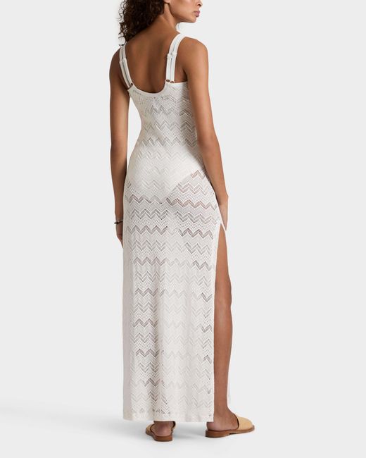 Vilebrequin White Long Mesh Dress