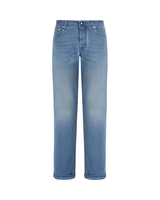 Jeans 5 poches homme tropical turtles - gbetta18 Vilebrequin pour homme en coloris Blue