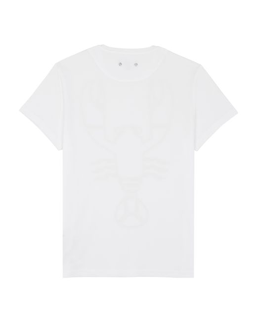 Vilebrequin T-shirt Aus Bio-baumwolle Für Herren Mit Geflocktem Hummer in Metallic für Herren