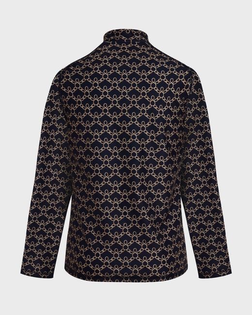 Vilebrequin Black Zipped Long Sleeves Rashguard Turtles Chain for men
