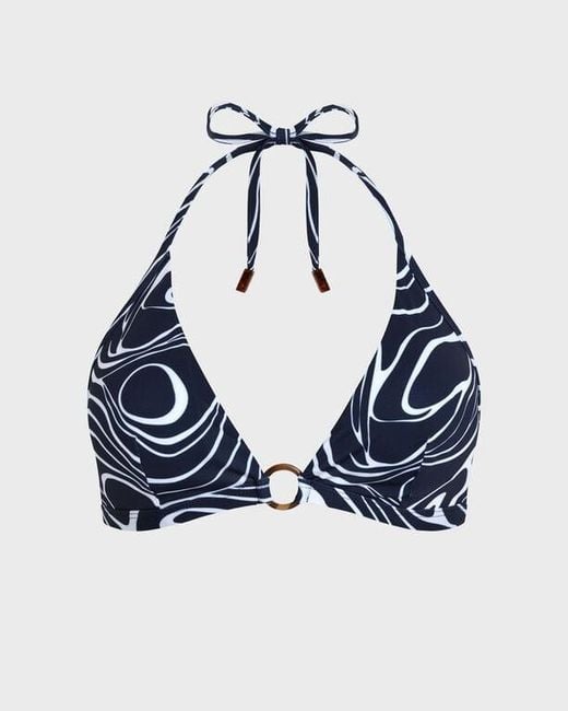 Haut De Maillot De Bain Foulard Femme Waves Vilebrequin en coloris Blue