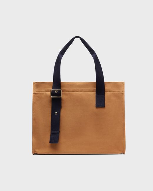 Vilebrequin Brown Small Cotton Beach Bag Solid