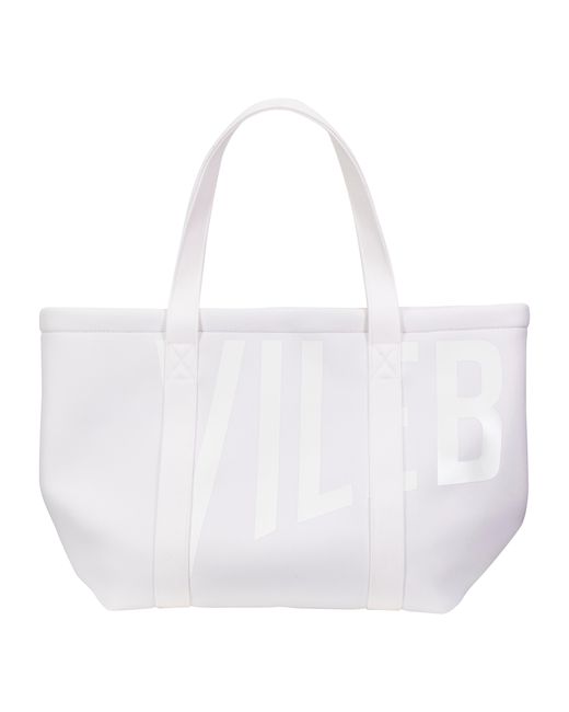 Vilebrequin White Neoprene Large Beach Bag Solid