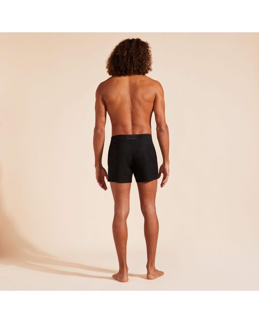 Vilebrequin Black Wool Swim Trunks Tailoring for men
