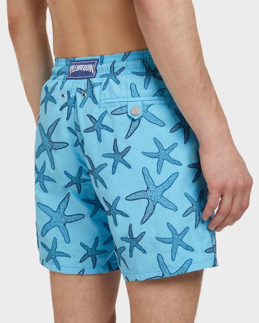 Vilebrequin Swim Shorts Embroidered Starlettes - Limited Edition - Swimwear - Mistral - Blue - Size S for men
