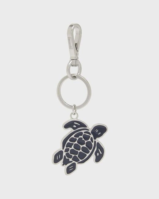 Vilebrequin White Keyring Zamak Turtle