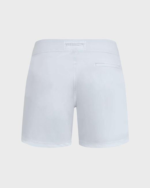 Vilebrequin White Flat Belt Swim Shorts Tailoring for men