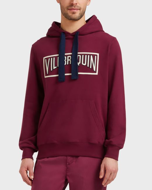 Vilebrequin Red Cotton Hoodie Sweatshirt Solid for men